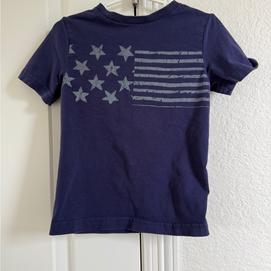 Tommy Bahama Kids Dark Blue Star And Stripe Tee
